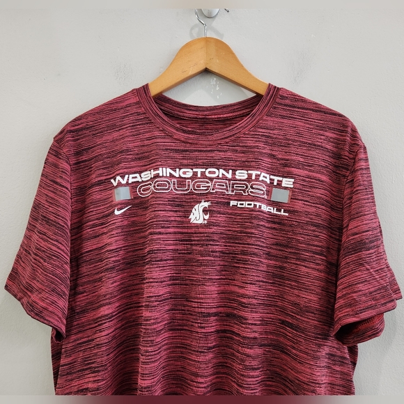 Nike Dri-Fit Velocity Legend Shirt Washington State Cougars Football Men's Large - Picture 2 of 6
